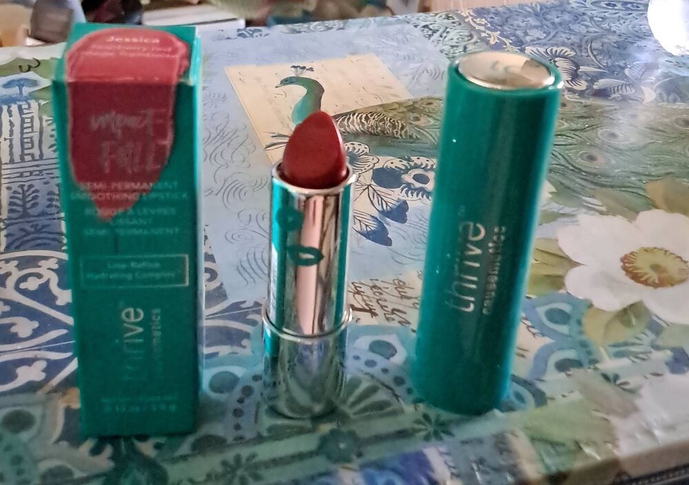 NIB~THRIVE CAUSEMETICS Impact Full Semi Permanent Smoothing Lipstick in Jessica